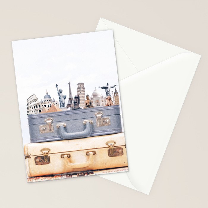 Travel Luggage Stationery Card Gallery Image 2