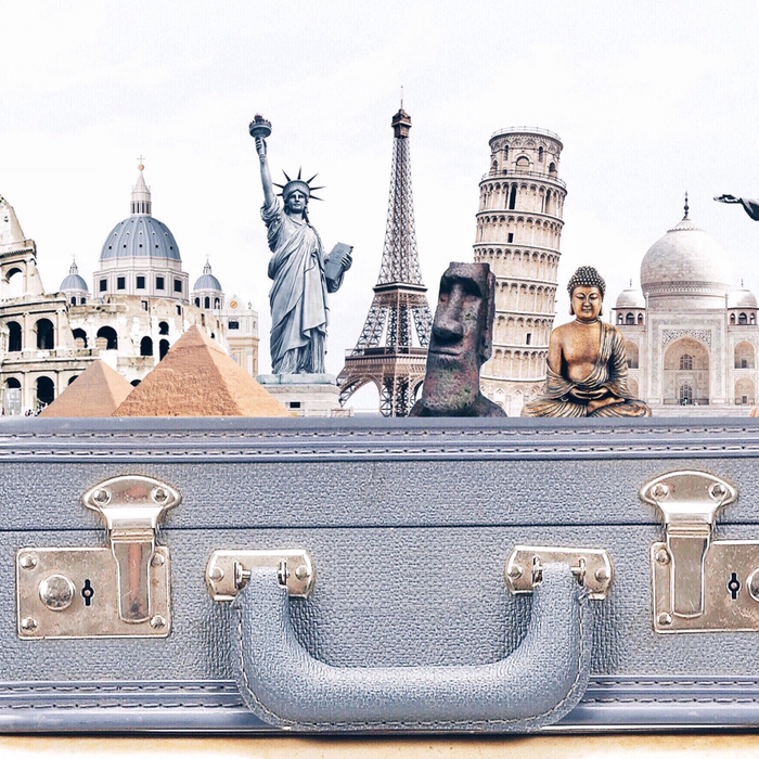 Travel Luggage Coffee Mug Gallery Image 2