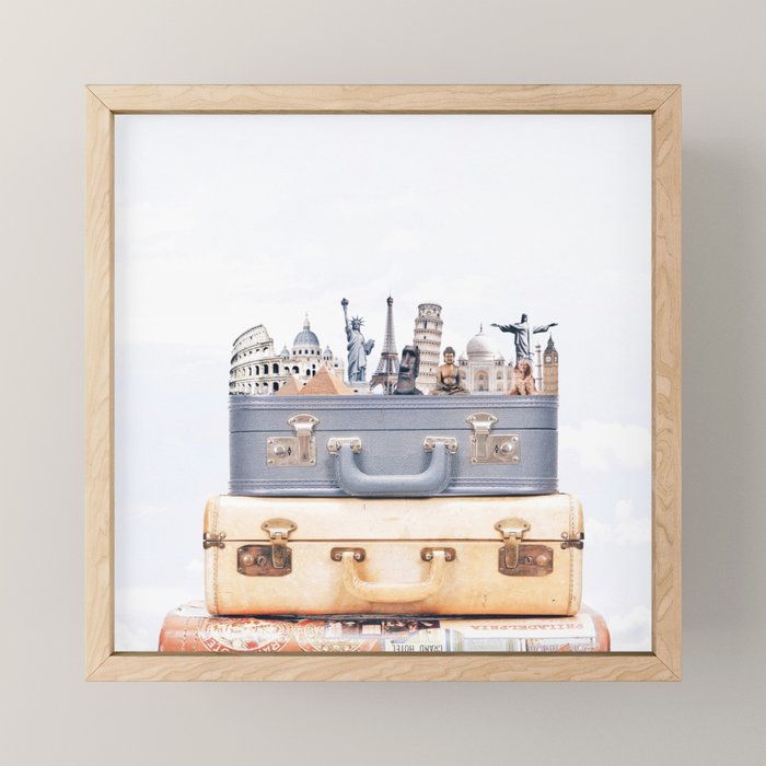 Travel Luggage Mini Art Print Gallery Image 1