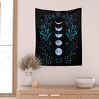 Moonlight Garden - Blue Wall Tapestry Gallery Image 2