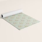 Art Deco fan pattern Yoga Mat Gallery Image 2