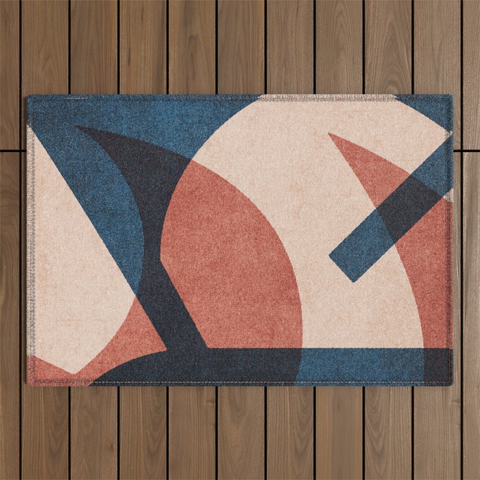 ABSTRACT ALPHABET / Gothic A Outdoor Rug Gallery Image 1