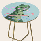 T-Rex the Hula Dancer in Green Side Table Gallery Image 2