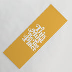 This Must Be The Place - Yellow Palette Yoga Mat Gallery Image 1