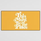 This Must Be The Place - Yellow Palette Desk Mat Gallery Image 3