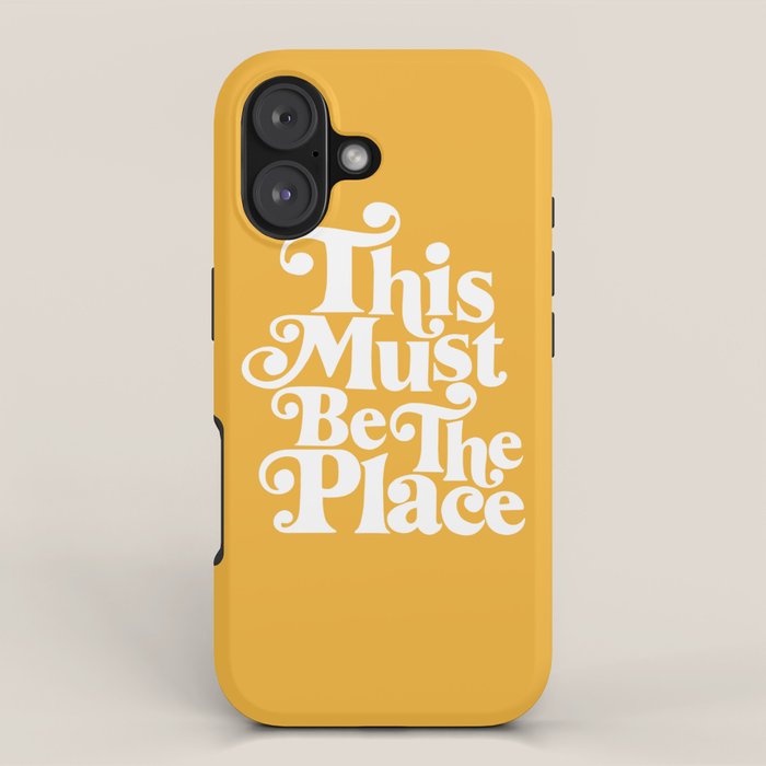 This Must Be The Place - Yellow Palette iPhone Case Gallery Image 1