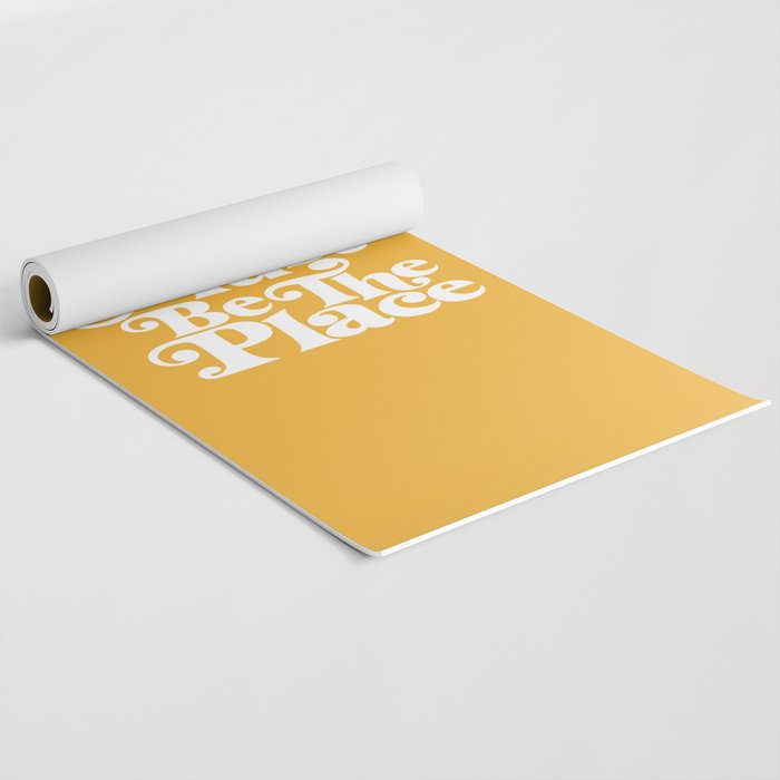 This Must Be The Place - Yellow Palette Yoga Mat Gallery Image 2