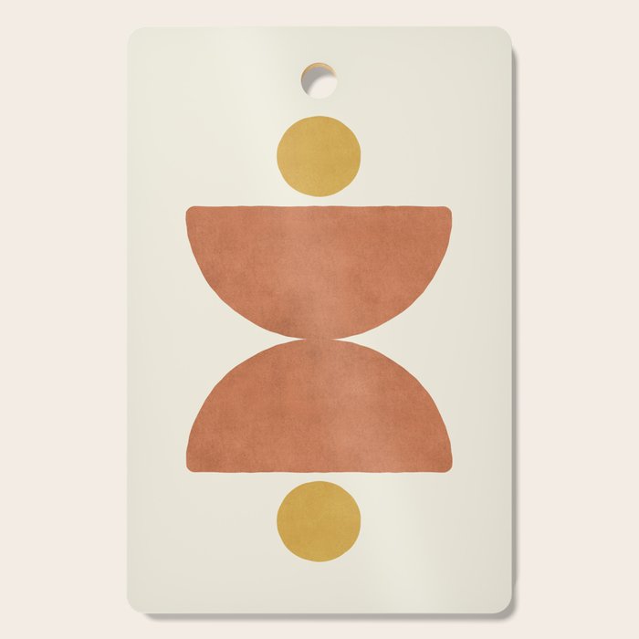 Half-circle Balance - Orange Cutting Board Gallery Image 1