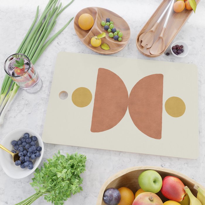 Half-circle Balance - Orange Cutting Board Gallery Image 2