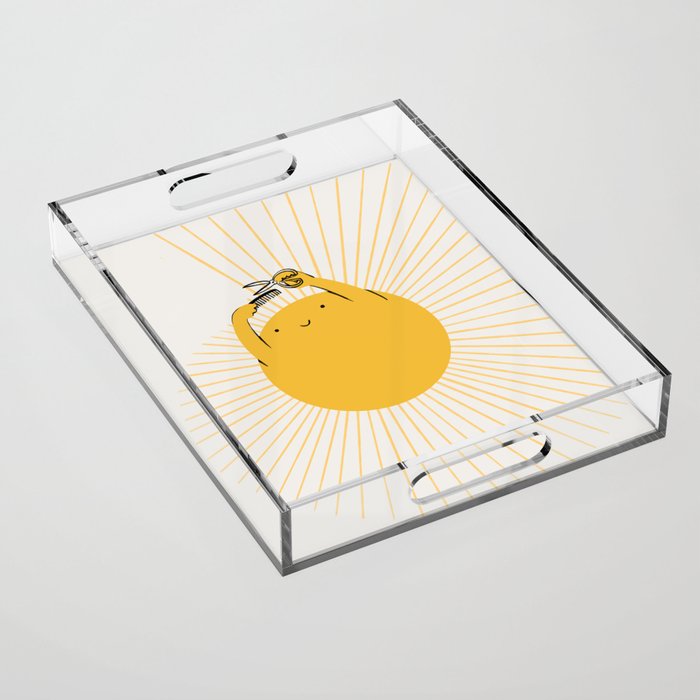 Summer Hair Cut Acrylic Tray Gallery Image 1