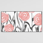 Abstract, Flower Garden, Watercolor, Floral Prints Desk Mat Gallery Image 3