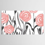 Abstract, Flower Garden, Watercolor, Floral Prints Tablecloth Gallery Image 2