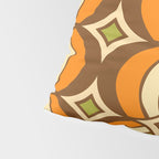Retro 70s Bohemian Geometric Globe Pattern 546 Pillow Sham Gallery Image 4