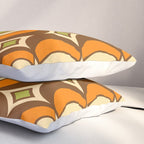 Retro 70s Bohemian Geometric Globe Pattern 546 Pillow Sham Gallery Image 3