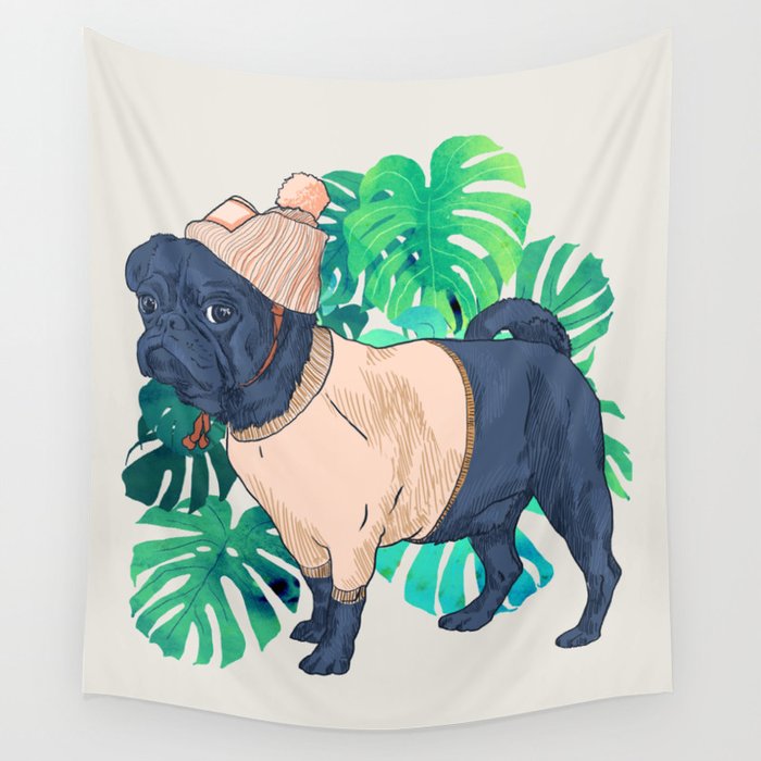 Got a Pug? Wall Tapestry Gallery Image 4