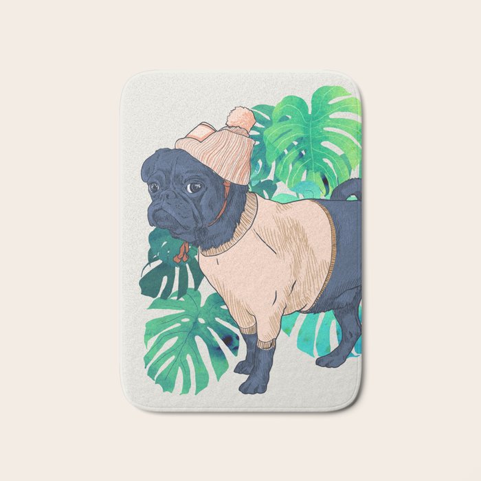 Got a Pug? Bath Mat Gallery Image 1