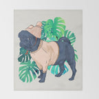 Got a Pug? Throw Blanket Gallery Image 2