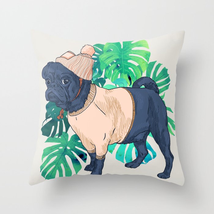 Got a Pug? Throw Pillow Gallery Image 6