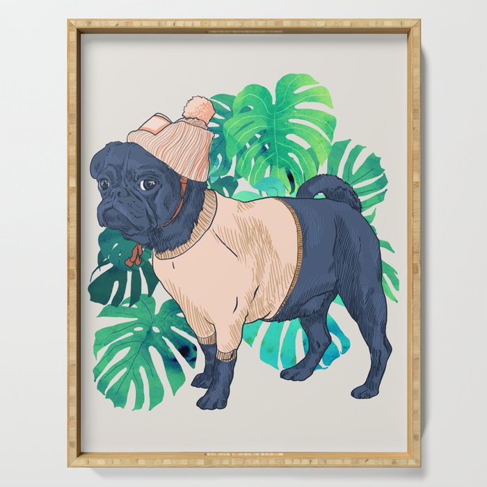 Got a Pug? Serving Tray Gallery Image 1