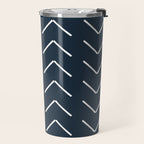 Mudcloth II (Annapolis Blue) Travel Mug Gallery Image 2