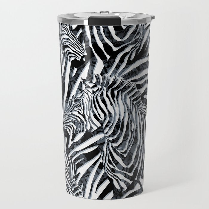 Zebra Travel Mug Gallery Image 1
