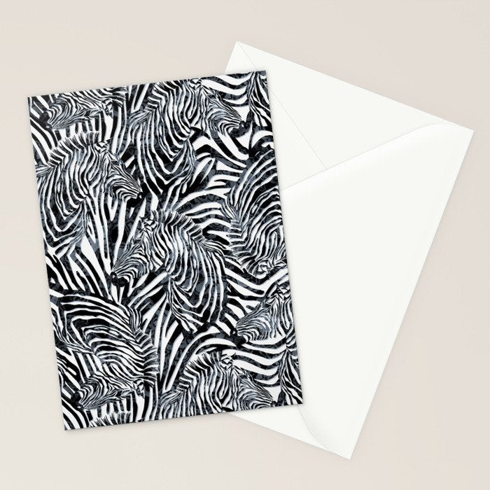 Zebra Stationery Card Gallery Image 2