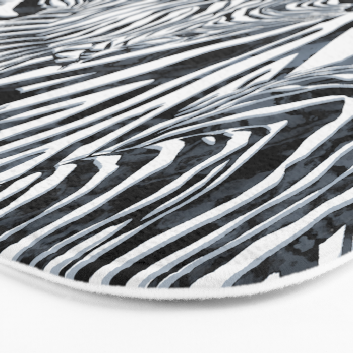 Zebra Bath Mat Gallery Image 3