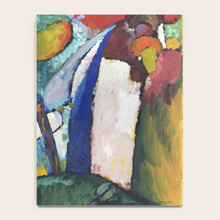 The Waterfall (1909) painting by Wassily Kandinsky Notebook Gallery Image 4