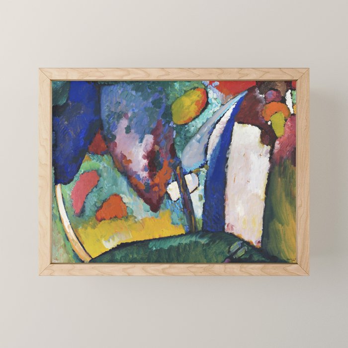 The Waterfall (1909) painting by Wassily Kandinsky Mini Art Print Gallery Image 1