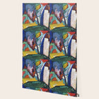 The Waterfall (1909) painting by Wassily Kandinsky Wallpaper Gallery Image 2