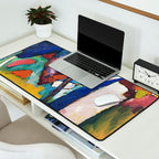 The Waterfall (1909) painting by Wassily Kandinsky Desk Mat Gallery Image 2