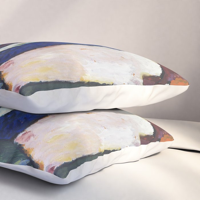 The Waterfall (1909) painting by Wassily Kandinsky Pillow Sham Gallery Image 3