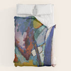 The Waterfall (1909) painting by Wassily Kandinsky Duvet Cover Gallery Image 6