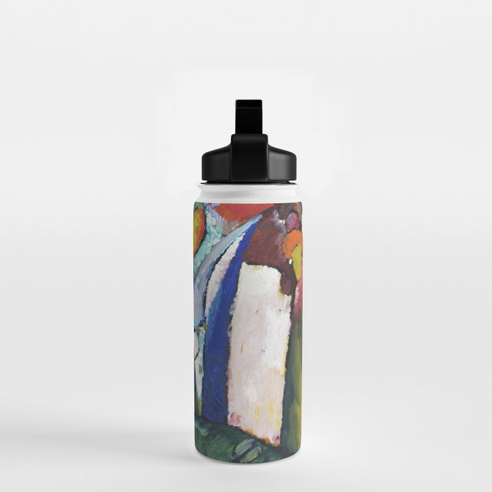 The Waterfall (1909) painting by Wassily Kandinsky Water Bottle Gallery Image 2