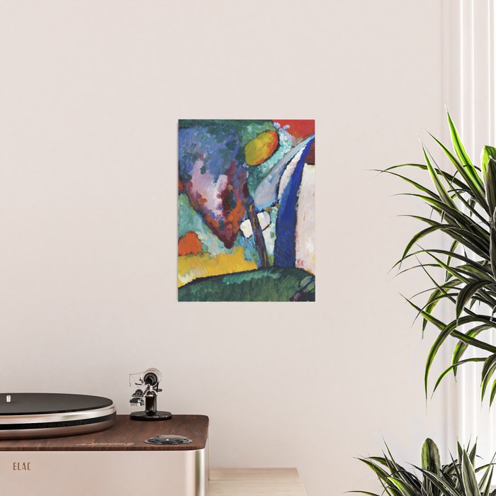 The Waterfall (1909) painting by Wassily Kandinsky Poster Gallery Image 2
