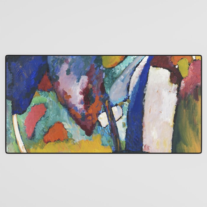 The Waterfall (1909) painting by Wassily Kandinsky Desk Mat Gallery Image 3