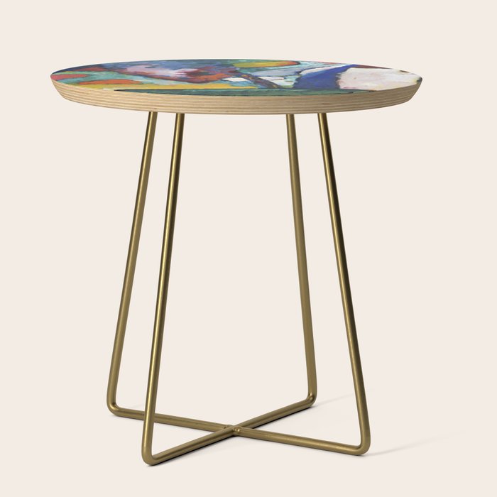The Waterfall (1909) painting by Wassily Kandinsky Side Table Gallery Image 1