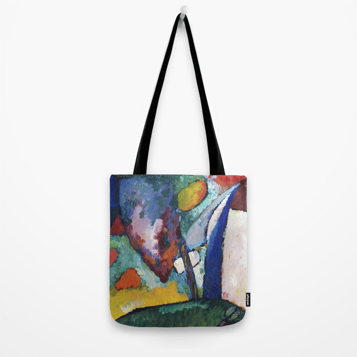 The Waterfall (1909) painting by Wassily Kandinsky Tote Bag Gallery Image 2