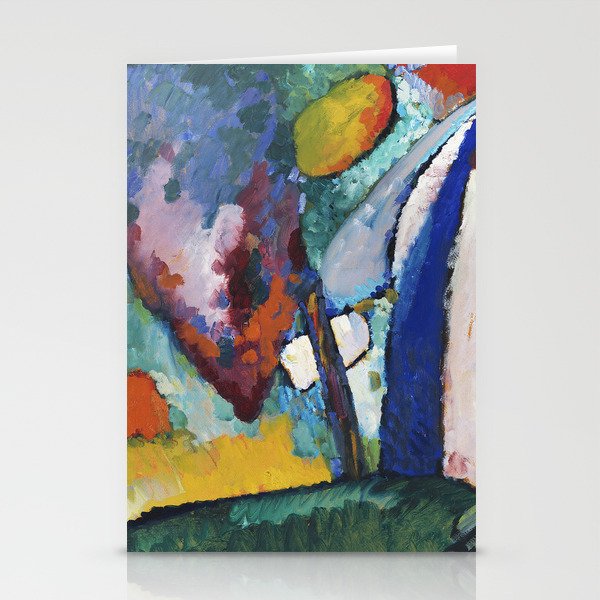 The Waterfall (1909) painting by Wassily Kandinsky Stationery Card Gallery Image 2