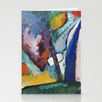 The Waterfall (1909) painting by Wassily Kandinsky Stationery Card Gallery Image 2
