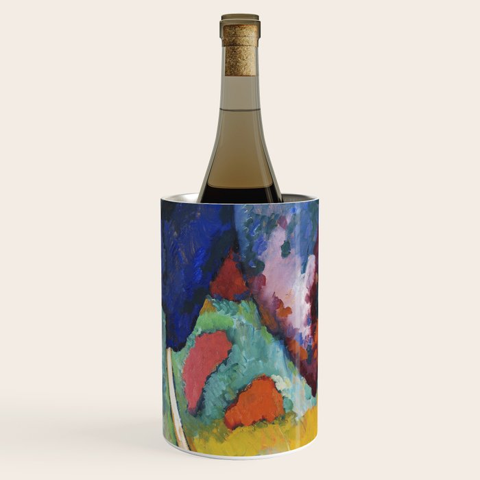 The Waterfall (1909) painting by Wassily Kandinsky Wine Chiller Gallery Image 2