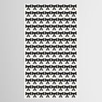 Vintage Bows I Black and White Tablecloth Gallery Image 2