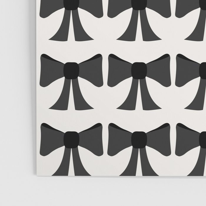 Vintage Bows I Black and White Poster Gallery Image 3