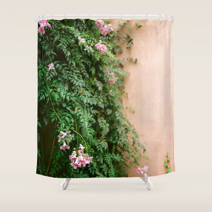 Greens of Morocco | Travel Photography Shower Curtain Gallery Image 1