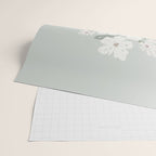 Wildflower bouquet in vase illustration - muted green, dusty pink and beige flowers Wrapping Paper Gallery Image 2