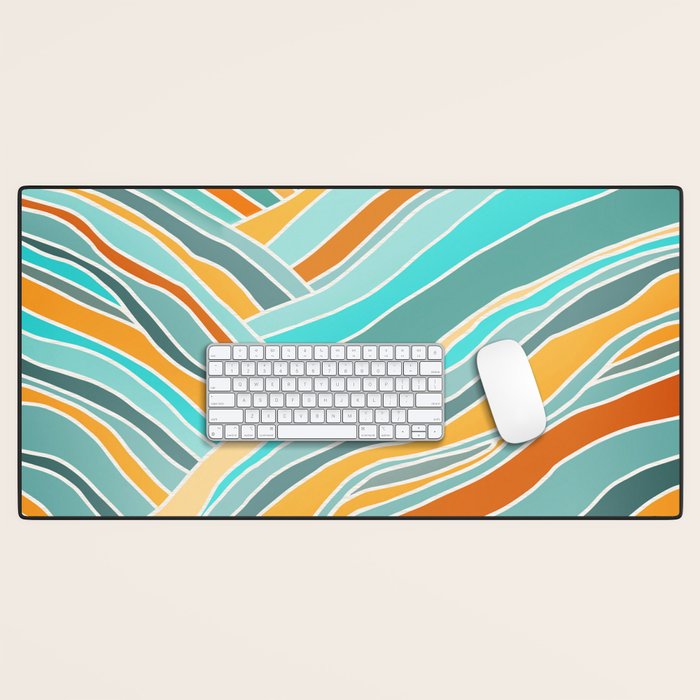 Abstract Sunset Landscape II Desk Mat Gallery Image 1