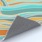 Abstract Sunset Landscape II Rug Gallery Image 4