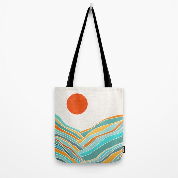Abstract Sunset Landscape II Tote Bag Gallery Image 2