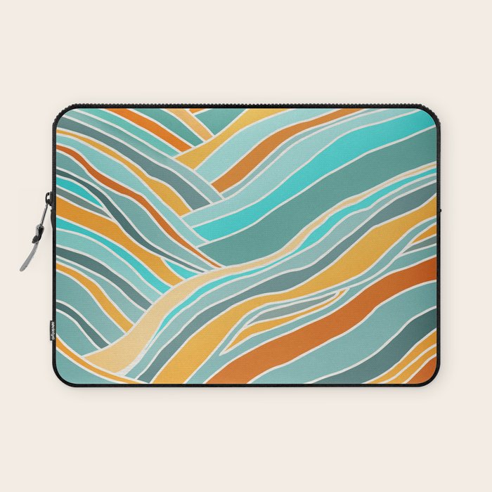 Abstract Sunset Landscape II Laptop Sleeve Gallery Image 1