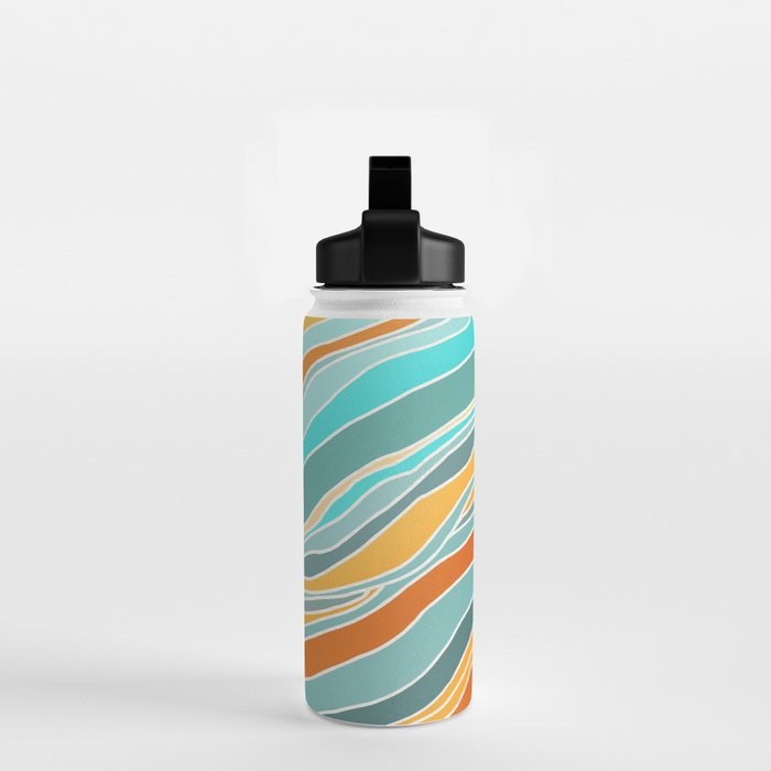 Abstract Sunset Landscape II Water Bottle Gallery Image 2